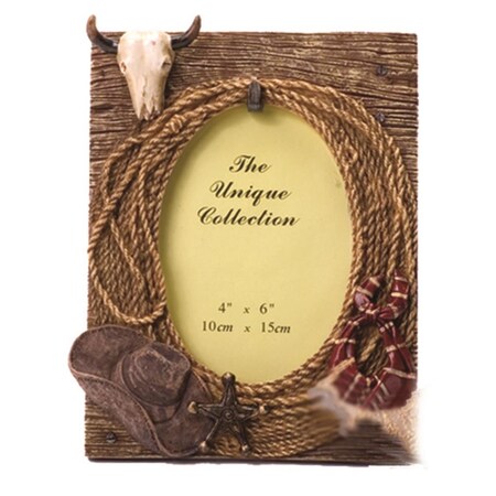 Wall-To-Wall 4 x 6 in. Rope Picture Frame WA2191698